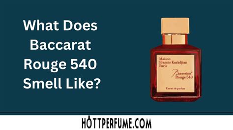 baccarat rouge 540 what does it smell like